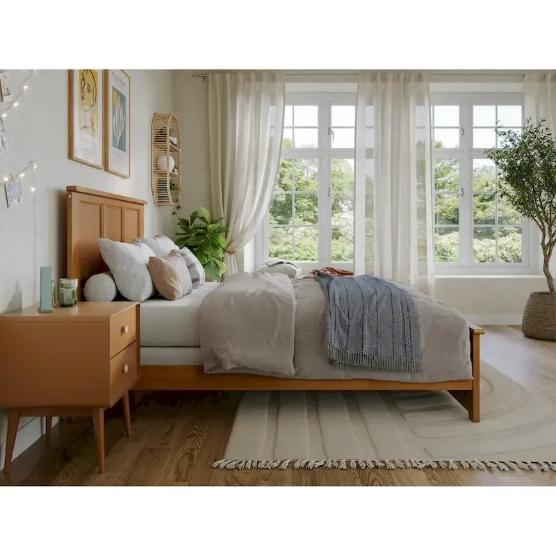 AFI, Madison Foundation Bed with Matching Footboard