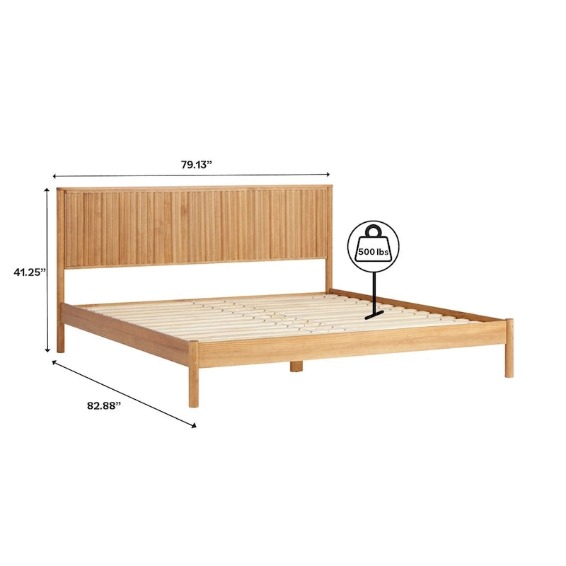 Middlebrook Designs Transitional Solid Wood King Bed