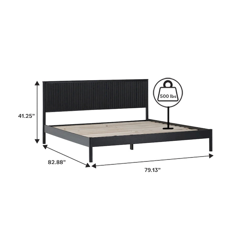 Middlebrook Designs Transitional Solid Wood King Bed