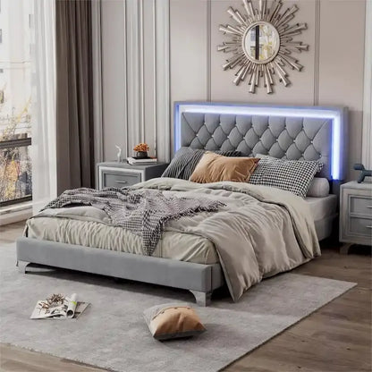 Upholstered Platform Bed (Look at the options before placing an order)