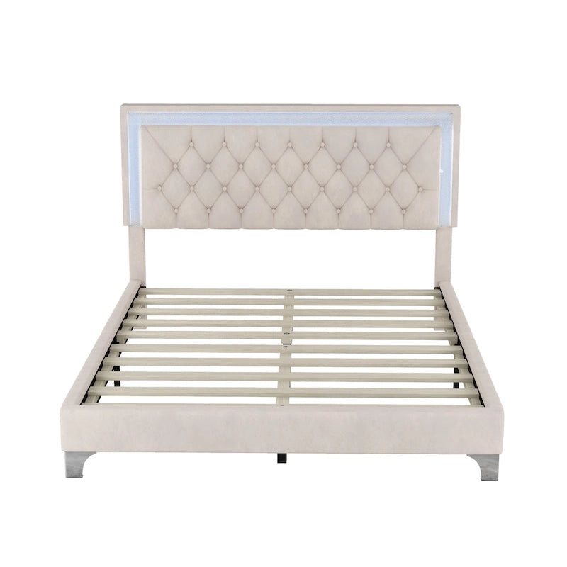 Upholstered Platform Bed (Look at the options before placing an order)