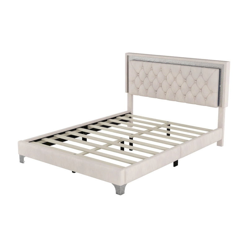 Upholstered Platform Bed (Look at the options before placing an order)