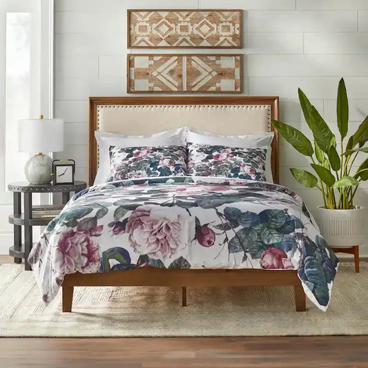 Simple Living Shaye Upholstered Queen Platform Bed