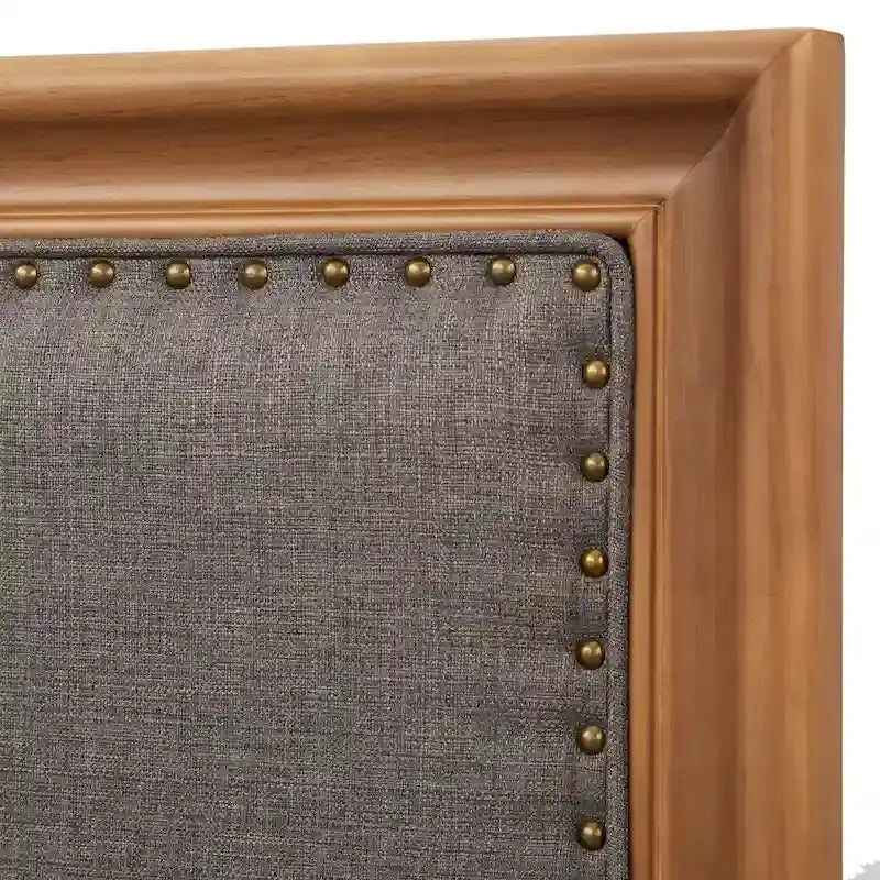 Simple Living Shaye Upholstered Queen Platform Bed