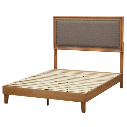 Simple Living Shaye Upholstered Queen Platform Bed
