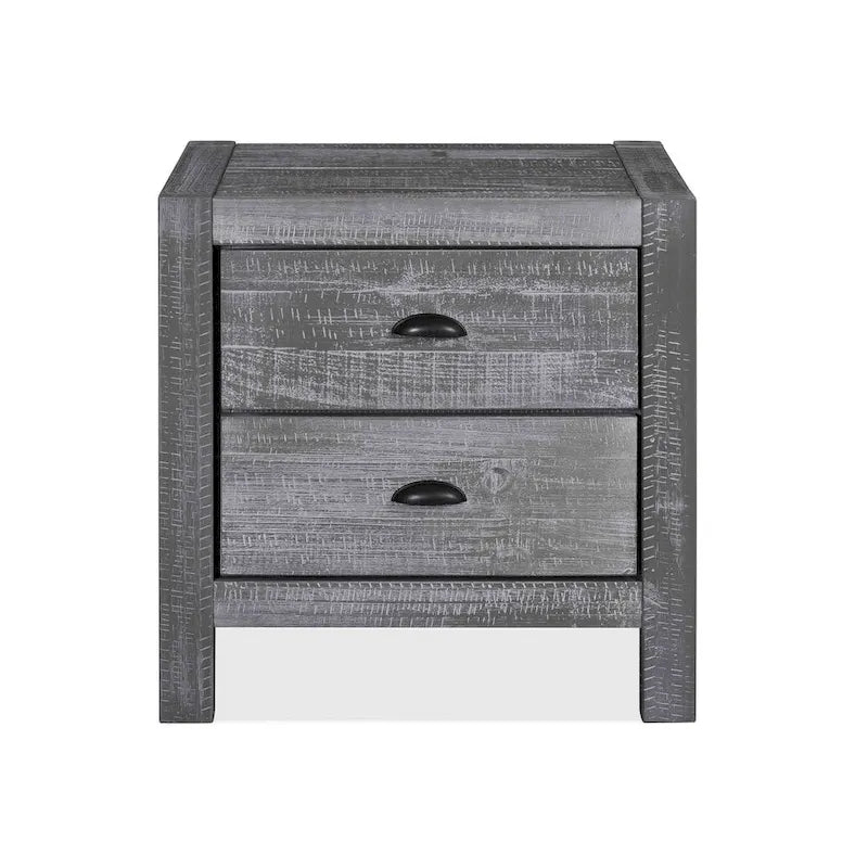Montauk Solid Wood 2-drawer Nightstand