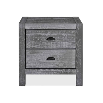 Montauk Solid Wood 2-drawer Nightstand