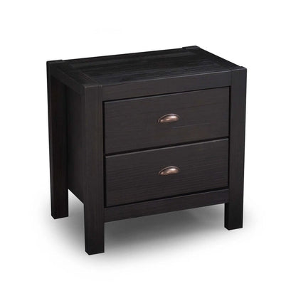 Montauk Solid Wood 2-drawer Nightstand