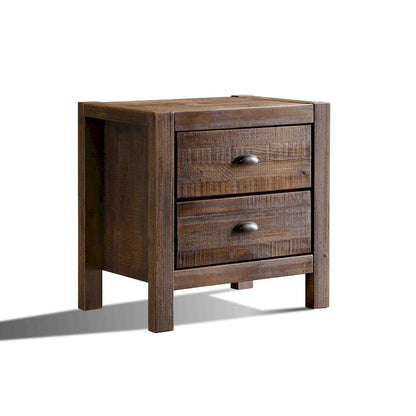 Montauk Solid Wood 2-drawer Nightstand