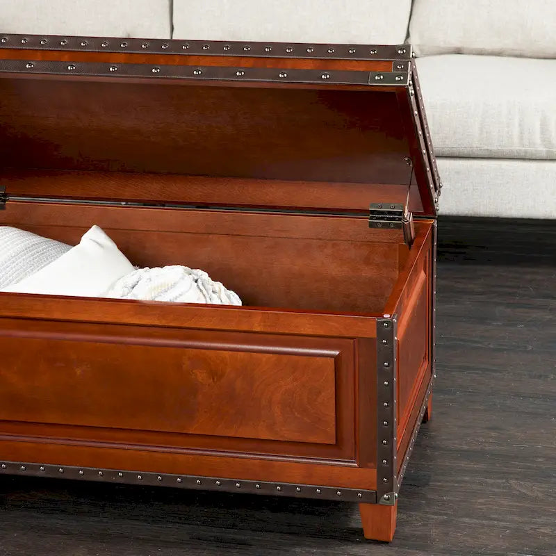 SEI Furniture Ailsa Wooden Trunk Coffee Table