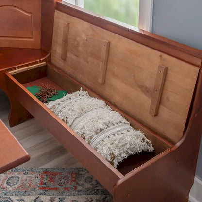 Moens Walnut 3-piece Breakfast Nook Dining Set