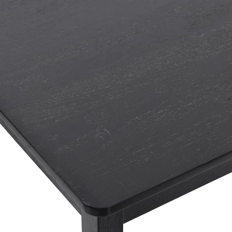 5-Piece Solid Wood 47L Dining Table Sets (1 Table+ 4 Slat Back Chairs)