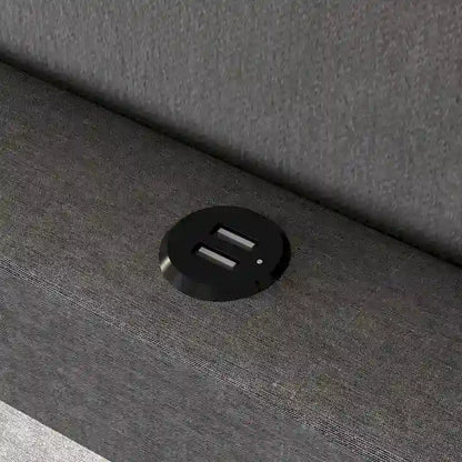 Queen Bed Frame with Storage Drawers Adjustable Headboard Lights LED