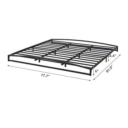 6 Inch Metal Platform Low Profile Bed Frame