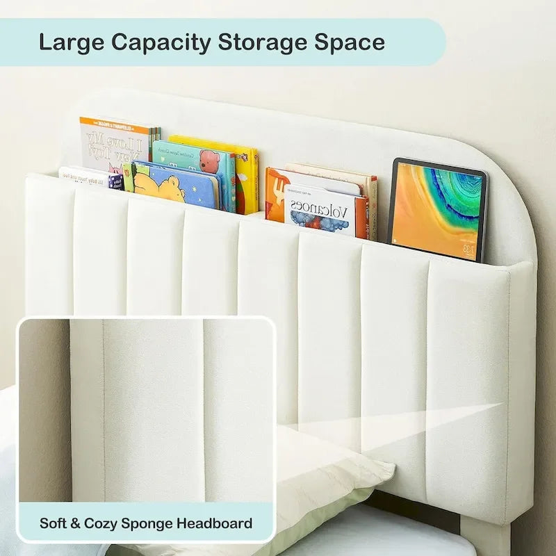 Twin Bed Frames With Velvet Platform Bed Mattress Foundation