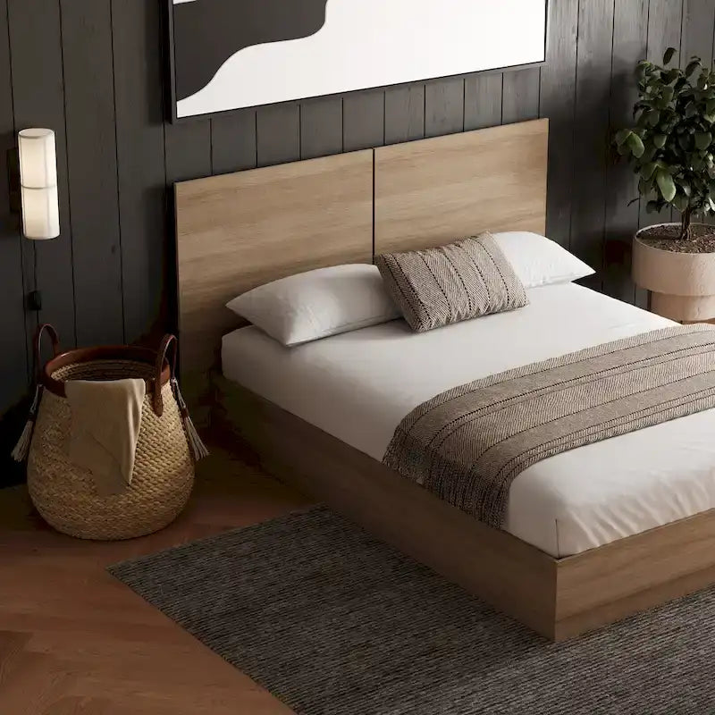 Milano Platform Bed with Headboard