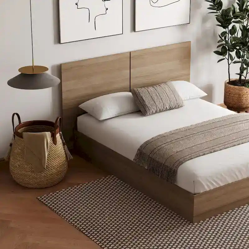 Milano Platform Bed with Headboard