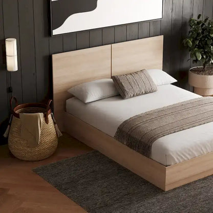 Milano Platform Bed with Headboard