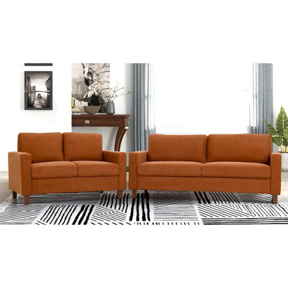 Transitional Upholstered 2 Peice Living Room Sofa Set