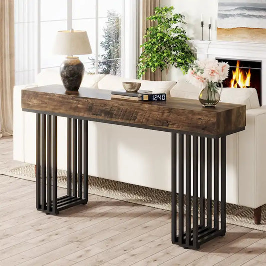 55-inch Console Sofa Hall Table for Entryway