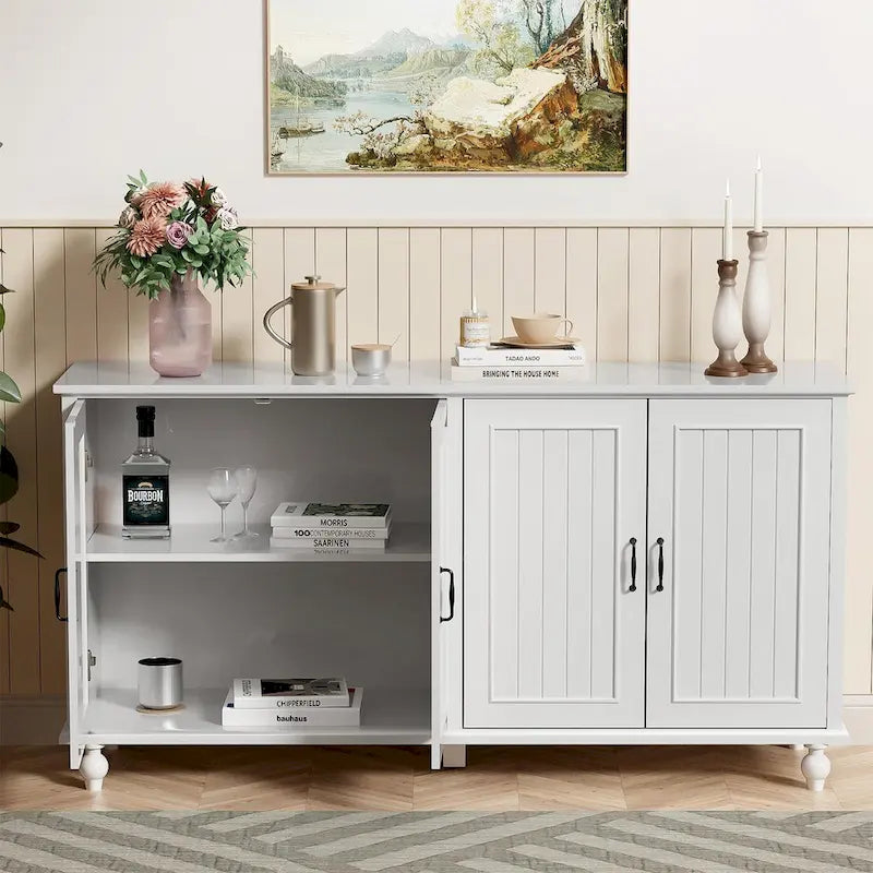 Sideboard Kitchen Buffet Coffee Bar Cabinet Accent Storage Cabinet Server Table