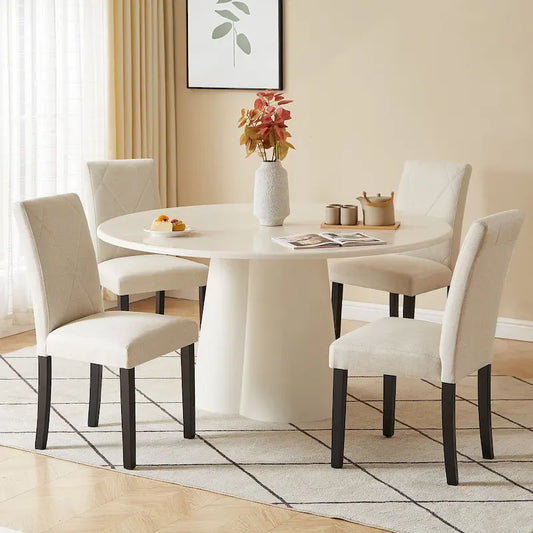 Javlergo Dining Chairs Set of 2/4/6, Upholstered Kitchen Chairs Dining Room Side Chair with Padded Seat Back